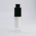 Square Acrylic Airless Rotating Pump Bottle For Skin Care Cosmetic packaging